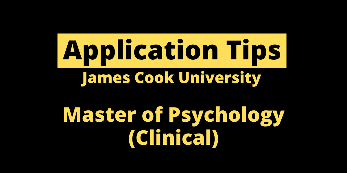 Tips for Applying to the JCU Master of Psychology (Clinical) in 2020